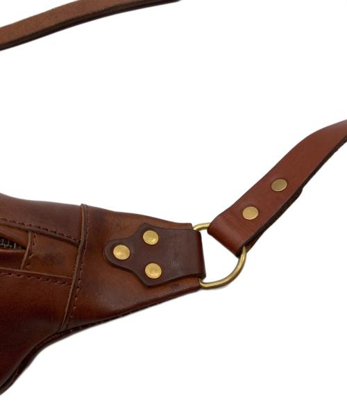 vasco（ヴァスコ）vasco (バスコ) レザーウエストバッグ ブラウンの古着・服飾アイテム