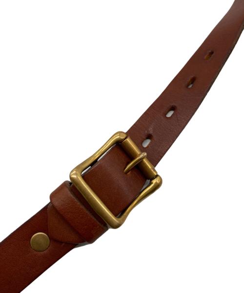 vasco（ヴァスコ）vasco (バスコ) レザーウエストバッグ ブラウンの古着・服飾アイテム