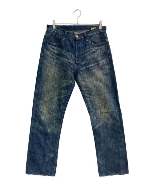 SUGAR CANE（シュガーケーン）SUGAR CANE (シュガーケーン) ハワイ藍 砂糖黍デニムパンツ　SC40401　ALOHA DENIM ダメージ加工 インディゴ サイズ:W34L34の古着・服飾アイテム