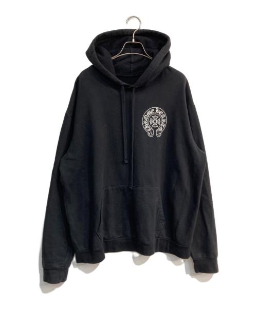 CHROME HEARTS（クロムハーツ）CHROME HEARTS (クロムハーツ) ホースシュープリントパーカー 東京限定 030-017354　2212-304-5017 ブラック サイズ:Lの古着・服飾アイテム