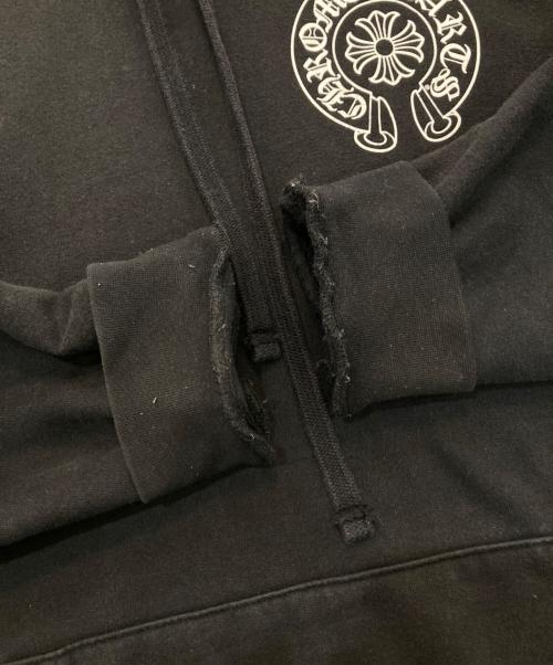 CHROME HEARTS（クロムハーツ）CHROME HEARTS (クロムハーツ) ホースシュープリントパーカー 東京限定 030-017354　2212-304-5017 ブラック サイズ:Lの古着・服飾アイテム