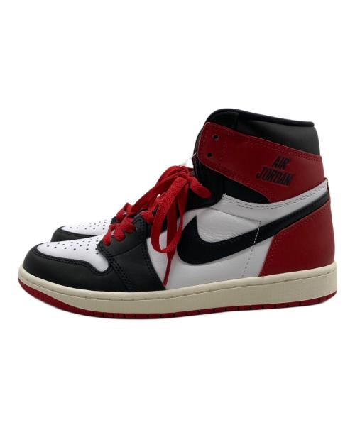 NIKE（ナイキ）NIKE (ナイキ) AIR JORDAN 1 RETRO HIGH OG レッド×ホワイト サイズ:27cm 未使用品の古着・服飾アイテム