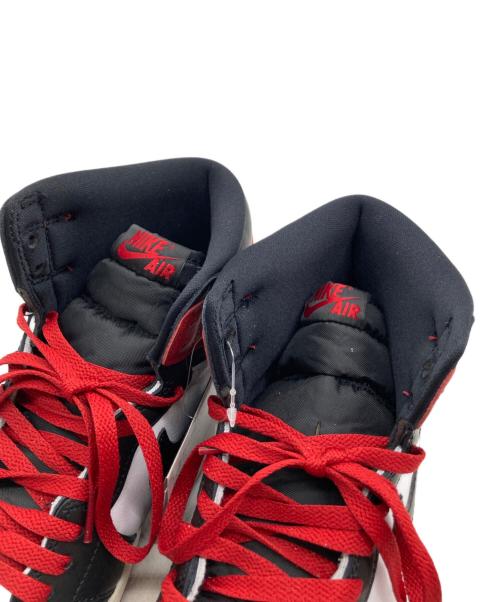 NIKE（ナイキ）NIKE (ナイキ) AIR JORDAN 1 RETRO HIGH OG レッド×ホワイト サイズ:27cm 未使用品の古着・服飾アイテム