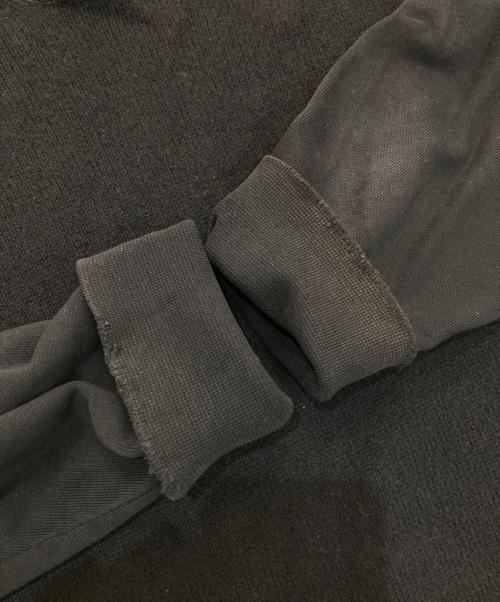 COMME des GARCONS HOMME（コムデギャルソン オム）COMME des GARCONS HOMME (コムデギャルソン オム) スウェット切替ニット　 AD1998 田中オム　HT-040200 ブラック サイズ:不明の古着・服飾アイテム