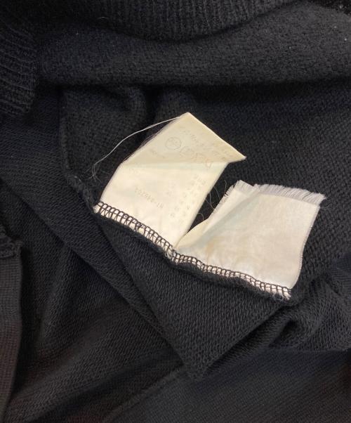 COMME des GARCONS HOMME（コムデギャルソン オム）COMME des GARCONS HOMME (コムデギャルソン オム) スウェット切替ニット　 AD1998 田中オム　HT-040200 ブラック サイズ:不明の古着・服飾アイテム