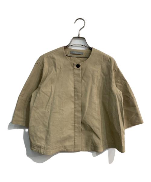 theory luxe（セオリーリュクス）theory luxe (セオリーリュクス) Lush Linen Khloe Jacket　03-5204101 ベージュ サイズ:S32の古着・服飾アイテム