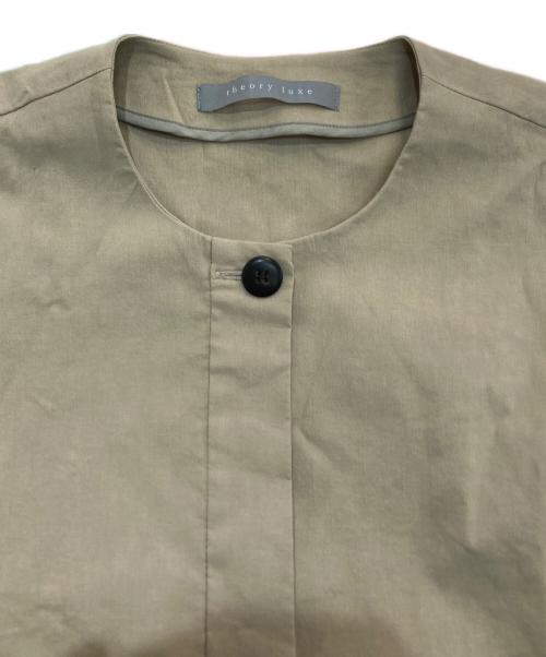 theory luxe（セオリーリュクス）theory luxe (セオリーリュクス) Lush Linen Khloe Jacket　03-5204101 ベージュ サイズ:S32の古着・服飾アイテム