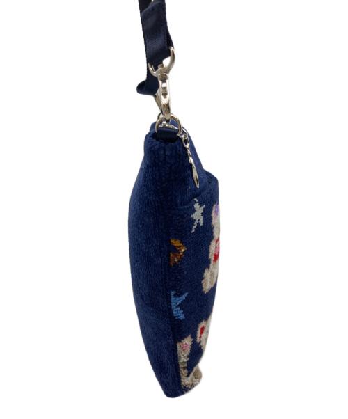 FEILER（フェイラー）FEILER (フェイラー) リーベ＆リリア スマホショルダーバッグ ネイビーの古着・服飾アイテム