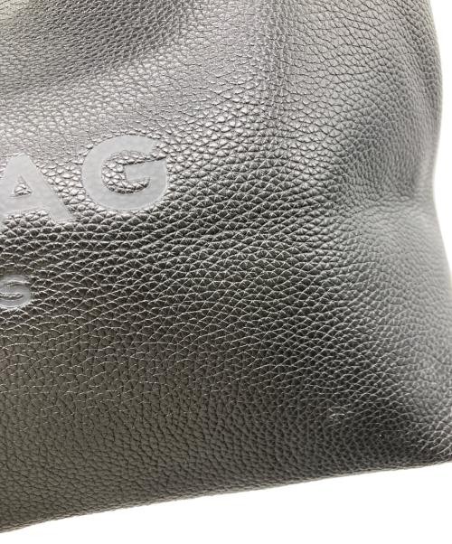 MARC JACOBS（マークジェイコブス）MARC JACOBS (マークジェイコブス) THE LEATHER SACK BAG M ブラックの古着・服飾アイテム