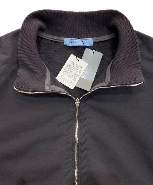 ESTNATION（エストネーション）ESTNATION (エストネーション) ジップアップブルゾン グレー サイズ:L 未使用品の古着・服飾アイテム