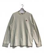 MONCLERモンクレール）の古着「ワッペン サーマル LS TSHIRT」｜アイボリー
