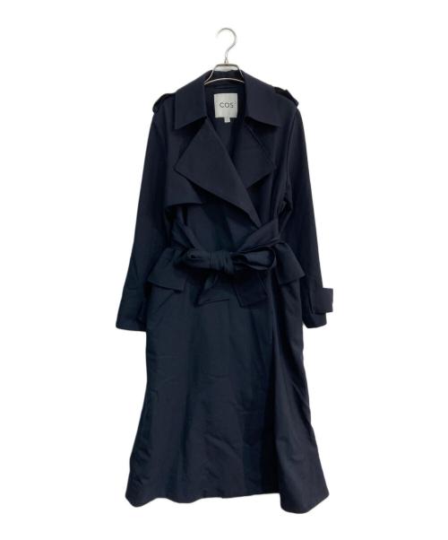 COS（コス）COS (コス) トレンチコート　1010620 ネイビー サイズ:36の古着・服飾アイテム