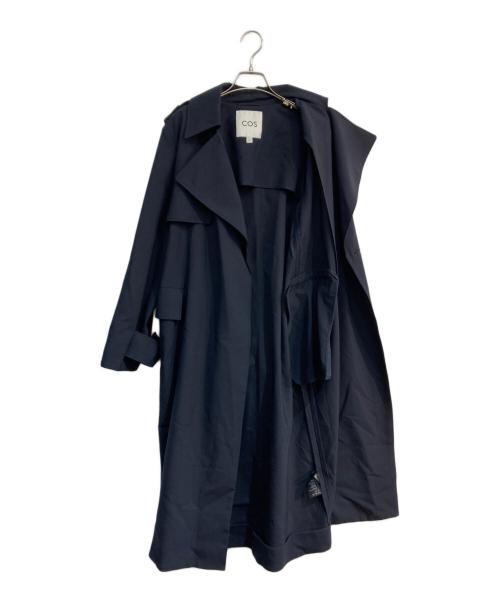 COS（コス）COS (コス) トレンチコート　1010620 ネイビー サイズ:36の古着・服飾アイテム