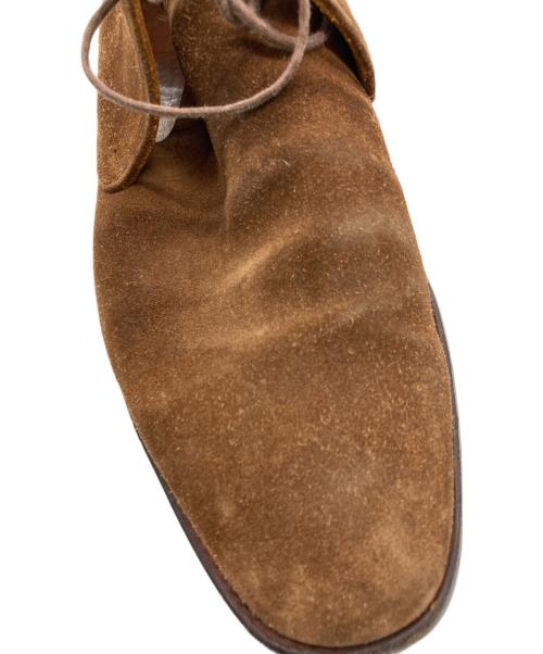SCOTCH GRAIN（スコッチグレイン）SCOTCH GRAIN (スコッチグレイン) スウェードチャカブーツ ブラウン サイズ:26cmの古着・服飾アイテム