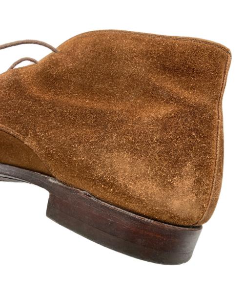 SCOTCH GRAIN（スコッチグレイン）SCOTCH GRAIN (スコッチグレイン) スウェードチャカブーツ ブラウン サイズ:26cmの古着・服飾アイテム