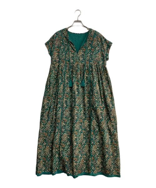 FREAK'S STORE（フリークスストア）FREAK'S STORE (フリークストア) 総柄ワンピース　S24-TKF-31 グリーン サイズ:S 未使用品の古着・服飾アイテム