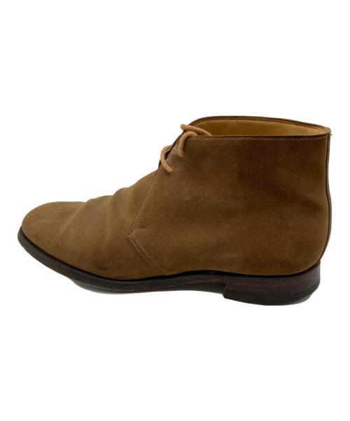 Crockett & Jones（クロケット＆ジョーンズ）Crockett & Jones (クロケット＆ジョーンズ) CHERTSEY スウェードシューズ ブラウン サイズ:7Eの古着・服飾アイテム