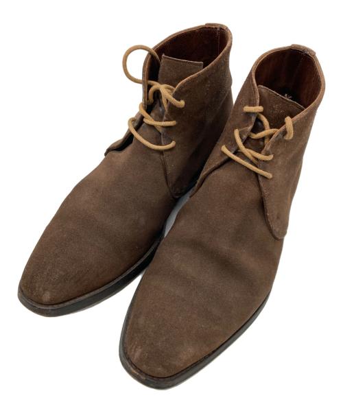 JOSEPH CHEANEY（ジョセフチーニー）Joseph Cheaney (ジョセフチーニー) EDIFICE (エディフィス) スウェードシューズ ブラウン サイズ:7 1/2の古着・服飾アイテム