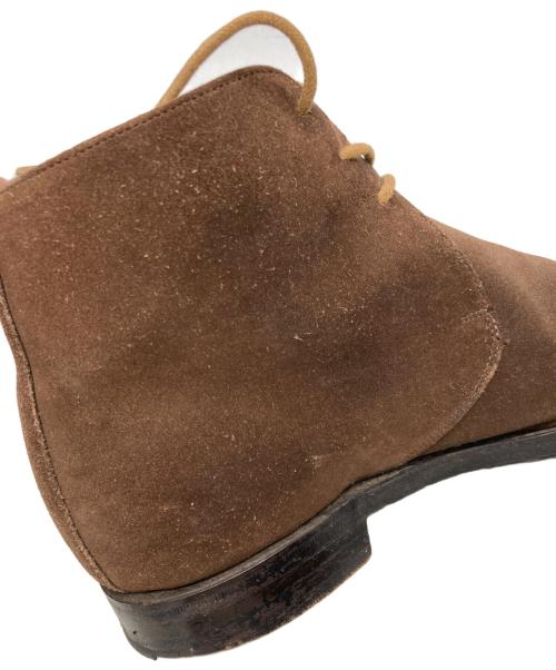 JOSEPH CHEANEY（ジョセフチーニー）Joseph Cheaney (ジョセフチーニー) EDIFICE (エディフィス) スウェードシューズ ブラウン サイズ:7 1/2の古着・服飾アイテム