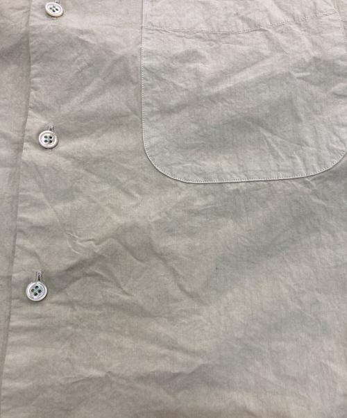 yokosakamoto（ヨウコサカモト）YOKOSAKAMOTO (ヨウコサカモト) REGULAR COLLAR SHIRT　25SS　YS-25SS-63 グリーン サイズ:Mの古着・服飾アイテム