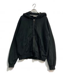 UNIVERSAL PRODUCTS.（ユニバーサルプロダクツ）の古着「JUMBERCA ZIP UP HOODIE　243-60103」｜ブラック
