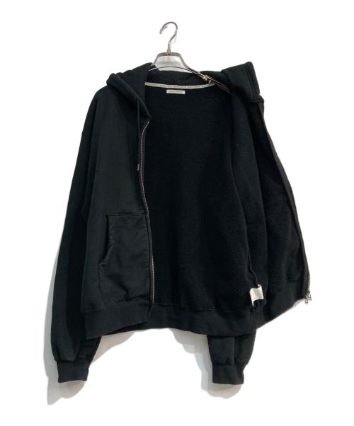 UNIVERSAL PRODUCTS.（ユニバーサルプロダクツ）UNIVERSAL PRODUCTS. (ユニバーサルプロダクツ) JUMBERCA ZIP UP HOODIE　243-60103 ブラック サイズ:1の古着・服飾アイテム