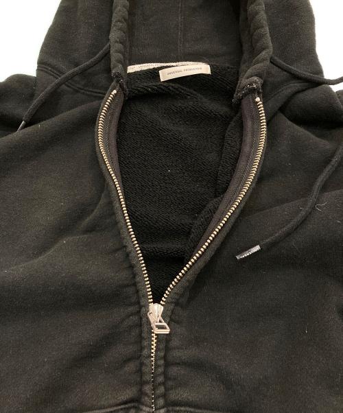 UNIVERSAL PRODUCTS.（ユニバーサルプロダクツ）UNIVERSAL PRODUCTS. (ユニバーサルプロダクツ) JUMBERCA ZIP UP HOODIE　243-60103 ブラック サイズ:1の古着・服飾アイテム