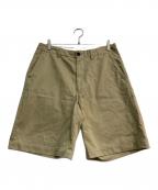 UNIVERSAL PRODUCTS.ユニバーサルプロダクツ）の古着「NO TUCK CHINO SHORTS　232-60502」｜ベージュ