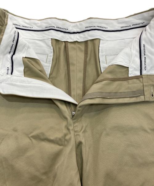 UNIVERSAL PRODUCTS.（ユニバーサルプロダクツ）UNIVERSAL PRODUCTS. (ユニバーサルプロダクツ) NO TUCK CHINO SHORTS　232-60502 ベージュ サイズ:3の古着・服飾アイテム