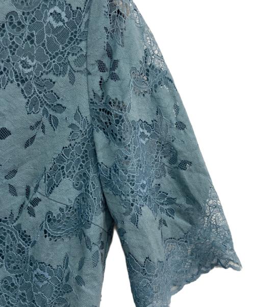 BEAUTY&YOUTH（ビューティーアンドユース）BEAUTY&YOUTH (ビューティーアンドユース) フラワーレースロングドレス　1626-162-3456 ブルー サイズ:Sの古着・服飾アイテム