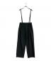 Spick and Span（スピックアンドスパン）の古着「サスペンダー付きアシンメトリータックパンツ　25SS　25030200403010」｜ブラック