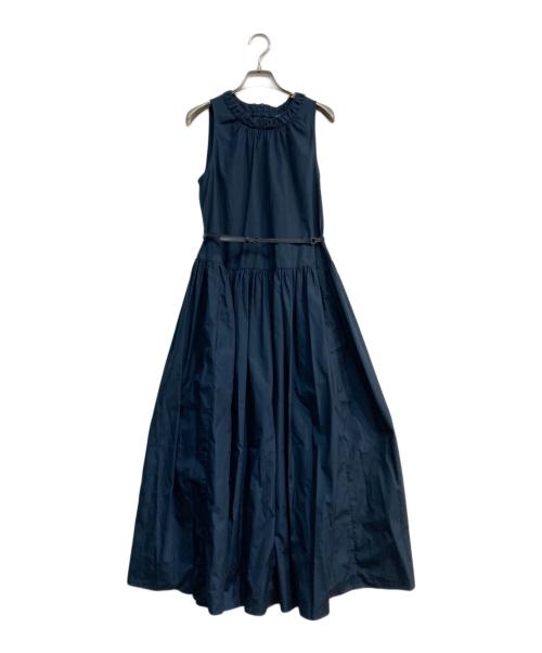 'S Max Mara（エスマックスマーラ）'S Max Mara (エスマックスマーラ) ノースリーブワンピース　TERESA　24SS　24192210536 ネイビー サイズ:38の古着・服飾アイテム