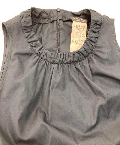 'S Max Mara（エスマックスマーラ）'S Max Mara (エスマックスマーラ) ノースリーブワンピース　TERESA　24SS　24192210536 ネイビー サイズ:38の古着・服飾アイテム
