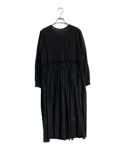 JOURNAL STANDARD relume（ジャーナルスタンダード レリューム）JOURNAL STANDARD relume (ジャーナルスタンダード レリューム) コットンボイルクリンクルシャーリングワンピース　24040462100110 ブラック サイズ:Freeの古着・服飾アイテム