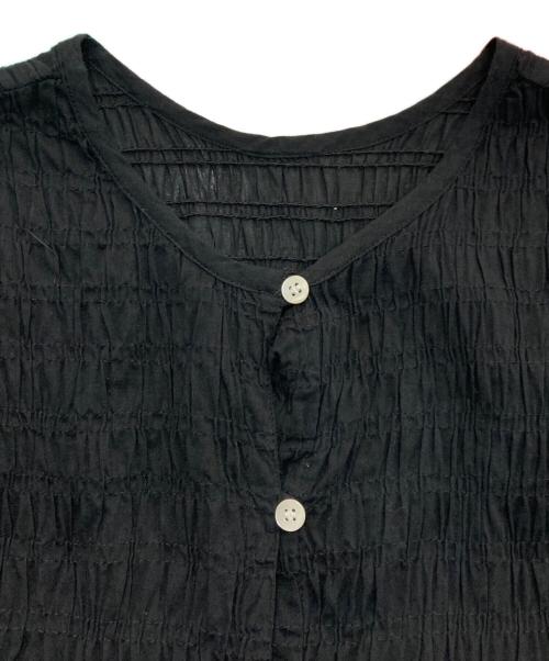 JOURNAL STANDARD relume（ジャーナルスタンダード レリューム）JOURNAL STANDARD relume (ジャーナルスタンダード レリューム) コットンボイルクリンクルシャーリングワンピース　24040462100110 ブラック サイズ:Freeの古着・服飾アイテム