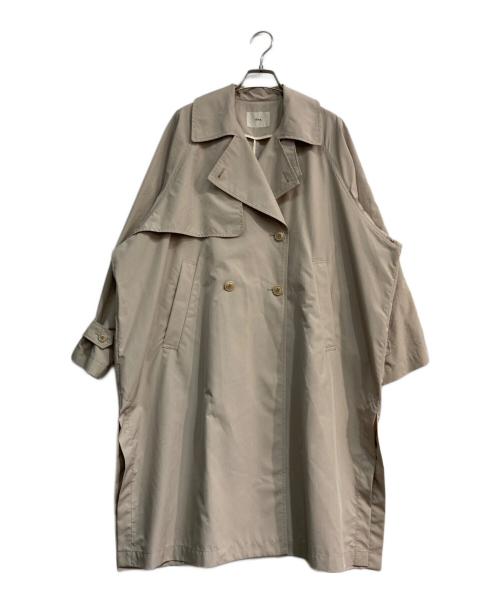 IENA（イエナ）IENA (イエナ) PE/ポプリンオーバートレンチコート　24020900052010 ベージュ サイズ:36の古着・服飾アイテム