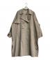 IENA（イエナ）の古着「PE/ポプリンオーバートレンチコート　24020900052010」｜ベージュ