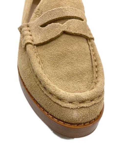 LAUREN RALPH LAUREN（ローレンラルフローレン）LAUREN RALPH LAUREN (ローレンラルフローレン) WREN スウェードローファー ブラウン サイズ:US5.5の古着・服飾アイテム