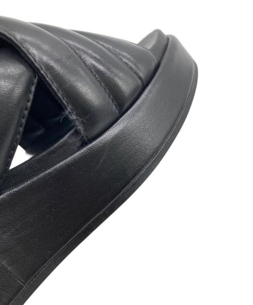 CAMPER（カンペール）CAMPER (カンペール) Misia クロスストラップレザーサンダル ブラック サイズ:36の古着・服飾アイテム