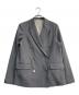 Snidel（スナイデル）の古着「Sustainableイレギュラー金ボタンジャケット　25SS　SWFJ251082」｜グレー