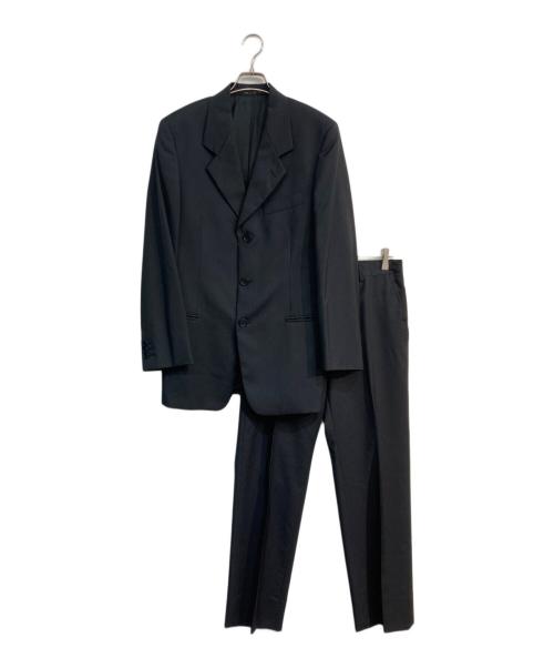 EMPORIO ARMANI（エンポリオアルマーニ）EMPORIO ARMANI (エンポリオアルマーニ) セットアップスーツ ブラック サイズ:46の古着・服飾アイテム