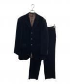 Paul Smith Londonポールスミスロンドン）の古着「ベロアセットアップ　de BALL VELVET」｜ブラック