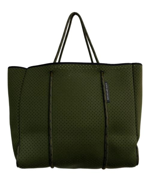 STATE OF ESCAPE（ステイトオブエスケープ）STATE OF ESCAPE (ステイトオブエスケープ) フライングソロ トートバッグ カーキの古着・服飾アイテム