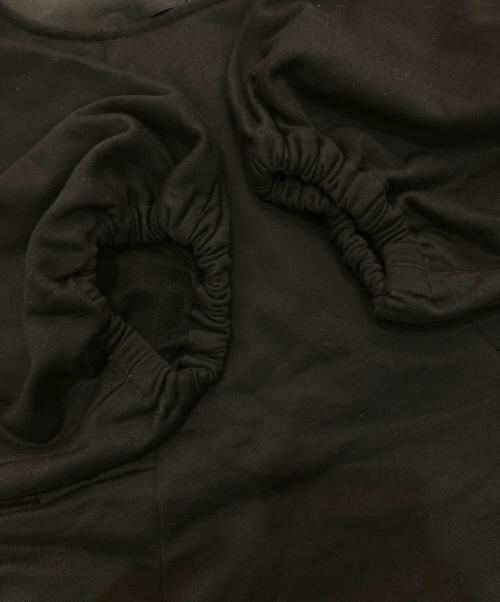 Adam et Rope（アダム エ ロペ）Adam et Rope (アダム エ ロペ) ペプラムタックカットプルオーバー ブラック サイズ:Free 未使用品の古着・服飾アイテム