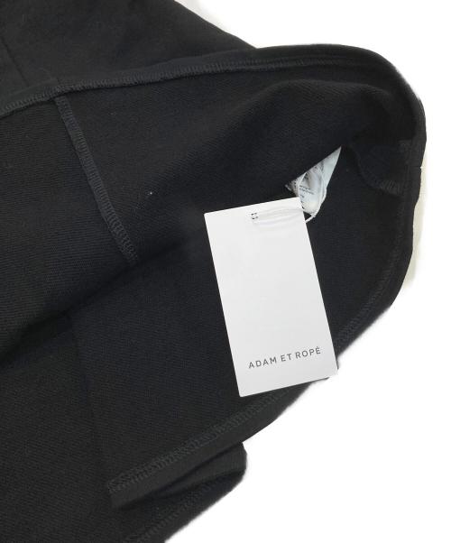 Adam et Rope（アダム エ ロペ）Adam et Rope (アダム エ ロペ) ペプラムタックカットプルオーバー ブラック サイズ:Free 未使用品の古着・服飾アイテム