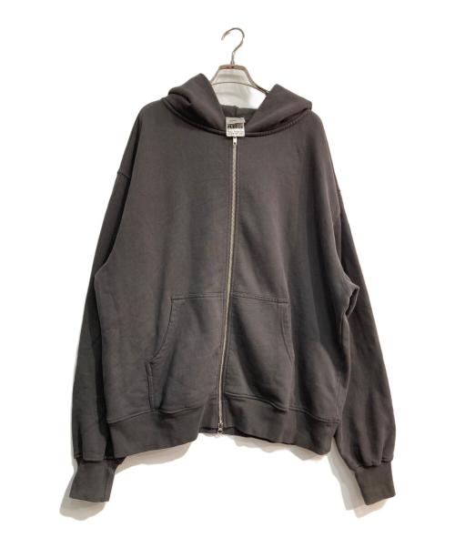 SHAKA WEAR（シャカウェア）shaka wear (シャカウェア) 12oz LOS ANGELES HEAVYWEIGHT GARMENT DYE DOUBLE ZIPPER HOODIE スミクロ サイズ:Lの古着・服飾アイテム