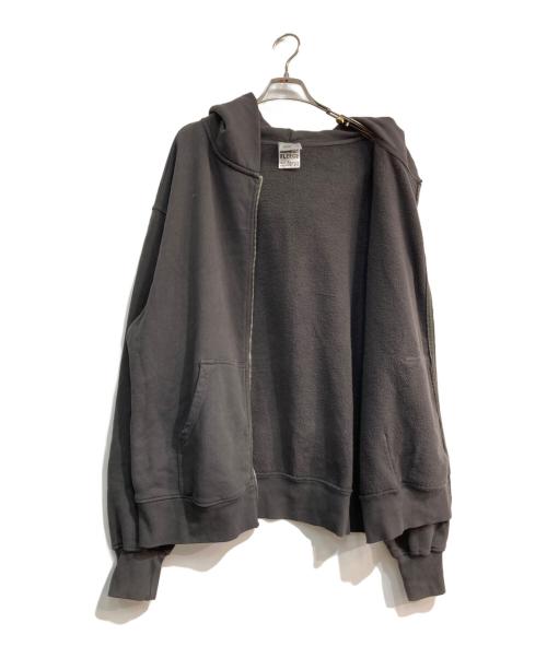 SHAKA WEAR（シャカウェア）shaka wear (シャカウェア) 12oz LOS ANGELES HEAVYWEIGHT GARMENT DYE DOUBLE ZIPPER HOODIE スミクロ サイズ:Lの古着・服飾アイテム