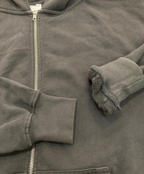 SHAKA WEAR（シャカウェア）shaka wear (シャカウェア) 12oz LOS ANGELES HEAVYWEIGHT GARMENT DYE DOUBLE ZIPPER HOODIE スミクロ サイズ:Lの古着・服飾アイテム