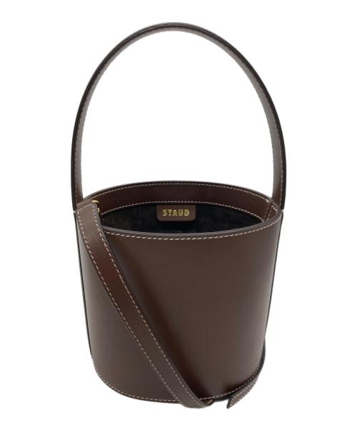 STAUD（スタウド）staud (スタウド) 2WAY Bissett Bag ブラウンの古着・服飾アイテム