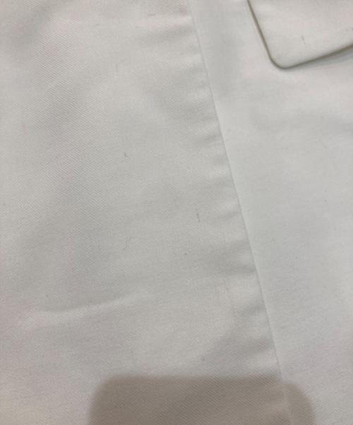 NOLLEY'S（ノーリーズ）NOLLEY'S (ノーリース) ウォッシャブル麻混ダブルジャケット ホワイト サイズ:38の古着・服飾アイテム